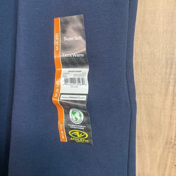 Two blue joggers with drawstring and pockets - Picture 4 of 15